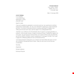 Graduate Banking example document template