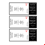 Get Ready to Host Events with Our Raffle Ticket Templates - Easy Customization example document template