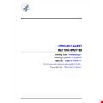 Report Minutes Of Meeting Sample example document template