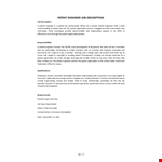 Patent Engineer Job Description example document template