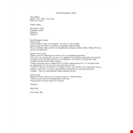 Personal Resignation Letter In Doc example document template 