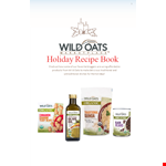Holiday Recipe Book Template | Organic & Marketplace Recipes example document template