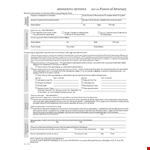 Get Authority with Power of Attorney - Appointee Made Easy example document template