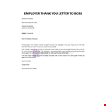 Thank You Letter to Hospital Management example document template