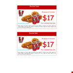 Get Discounts with Our Coupon | Save on Bucket Templates example document template