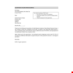 Job Offer Thank You Letter Example Pdf example document template