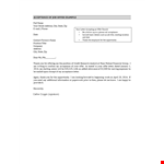 Job Offer Thank You Letter Example Pdf example document template 