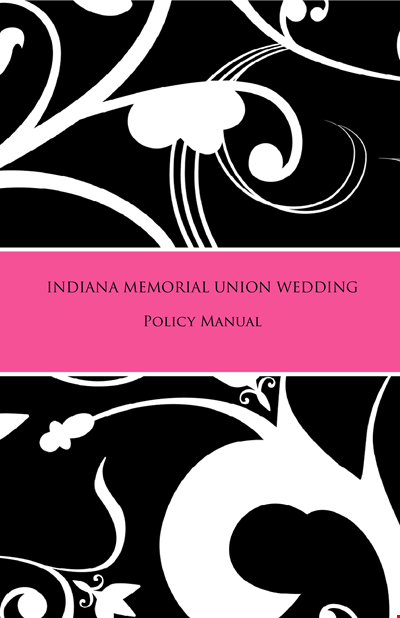Wedding Policy Manual for IMU | Wedding Services for Clients