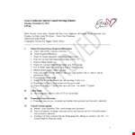 Church Council Meeting Minutes - Council, Church, Christ, Grace example document template