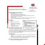 Introduction Letter To Employer Template | Position | Skills | Interested example document template