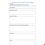 Onepageproposaltemplateictplatformday example document template