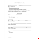 Complete Your Title Transfer with an Odometer Disclosure Statement - Mileage Guaranteed example document template