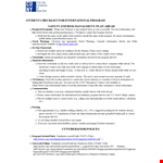 Packing List Template - Essential Information, Contact, and State Details example document template