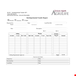 Request For Department Transfer Letter Template example document template