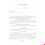 Create a Last Will And Testament with Our Template example document template