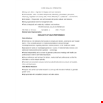 Sample Medical Marketing Resume example document template