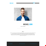 Industry-Standard Doctor Resume Template | Easy-to-Use & Customizable example document template 