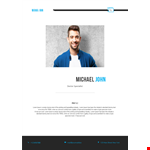 Industry-Standard Doctor Resume Template | Easy-to-Use & Customizable example document template