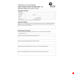 Project Letter of Intent for Organizational Revenue example document template