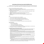 Nursing Performance Improvement Plan Template | Quality Nursing Patient Improvement example document template 