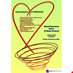 Blood Donation Poster Design example document template 