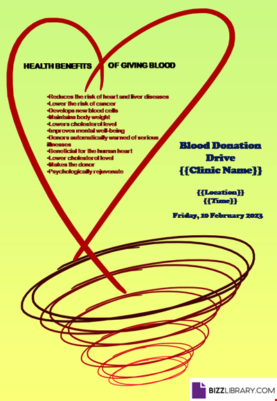 Blood Donation Poster Design