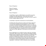 How about this: "Effective Grievance Letter for Employee Complaints Report example document template