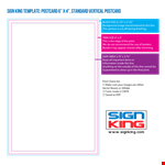 Print Your Own Postcards with Borders using our Postcard Template example document template