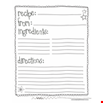 Create a Stunning Cookbook with Our Template - Keepi example document template