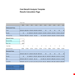 Cost Analysis Template example document template