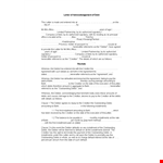 IOU Template - Create a Professional Letter for Debts | Creditor Assistance example document template