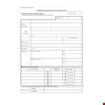 Photography Business Form Template for Commercial Season example document template