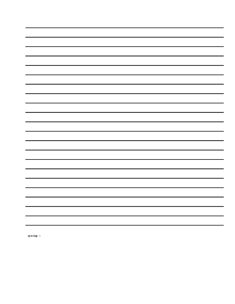 Lined Paper Template - Free Printable for Writing Purposes