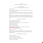 Freelance Writer CV example document template