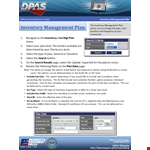 Inventory Management Plan Template - Select the Right Inventory Level example document template