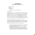Lease Offeror: Transmittal Letter for Lease Proposal example document template