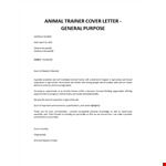 animal-trainer-cover-letter
