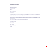 Job Appointment Acceptance Letter Template example document template