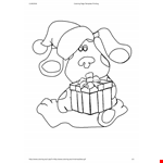 Printable Cartoon Christmas Coloring Page example document template 