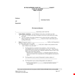 Divorce Papers Template - Get Your Documents Ready for Divorce Proceedings example document template