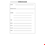Lease Offer Letter Template - Create a Professional Agreement for Lessee and Lessor example document template
