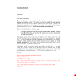 Support Our School: Donation Request Letter - Insert Name - Contact Us example document template