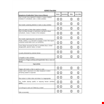 Child Aggressive Behavior Checklist example document template