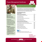 Get Your Simple Project Management Certificate | Contact Hours & Courses Available example document template 