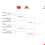 Get Organized for Your Basketball State Tournament with Our Tournament Bracket Template example document template