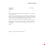 Offer Letter for Your Dream Position example document template
