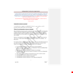 Independent Contractor Agreement - Secure Your Business with Our Professional Document example document template