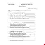 Field Action Report - Court, Monthly Amount, Dollar Ordered | Document Templates example document template