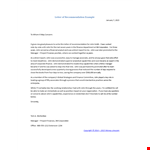 Immigration Letter Sample - Trusted by Managers for Years | Finance Capabilities example document template