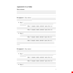 Effective Essay Outline Template: Examples, Statistics, Authorities, and Opinion | Minor Included example document template